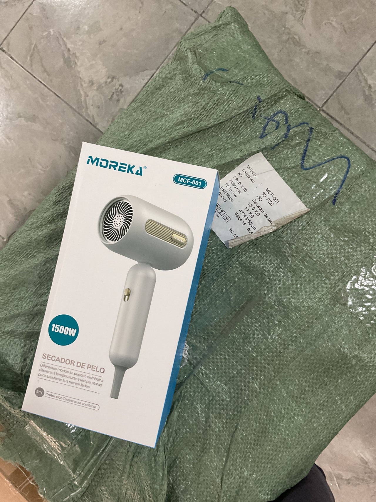 SECADORA MOREKA PARA CABELLO MCF-001