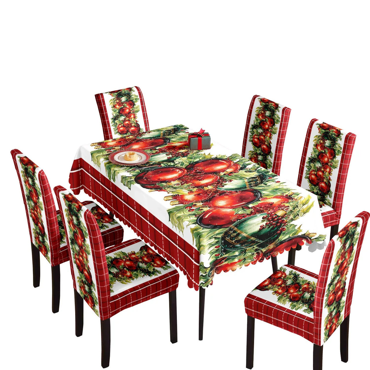 Juego mantel 7pz 3454