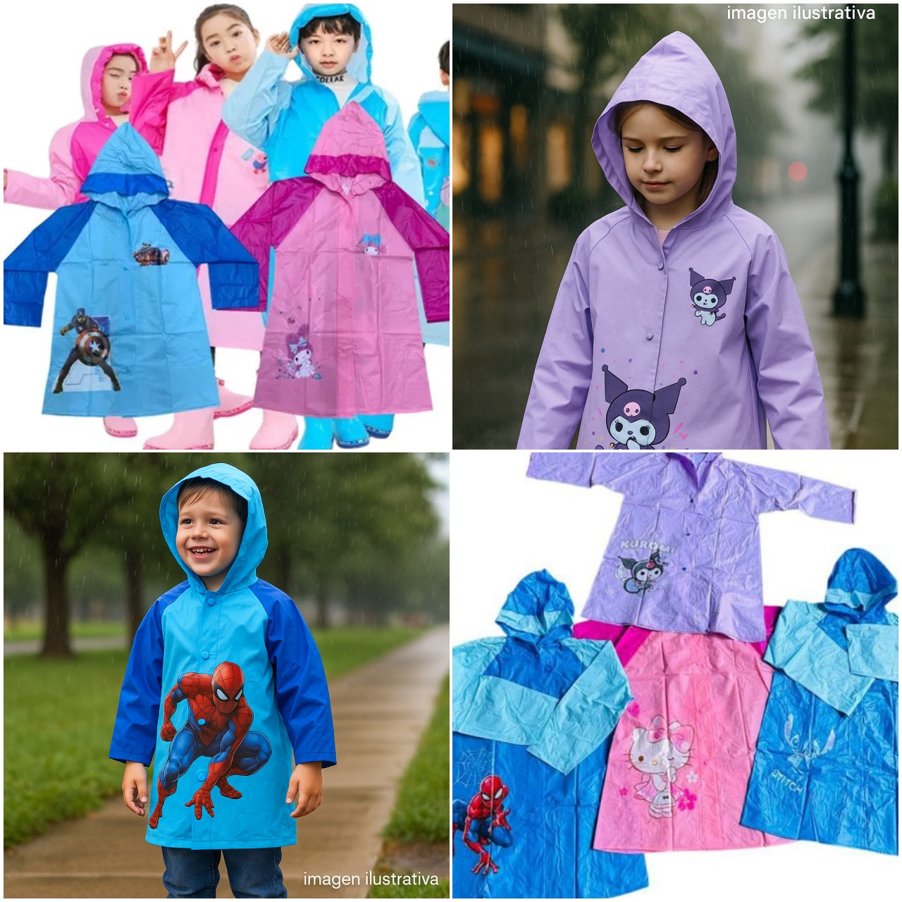 Impermeable para Niña w5755