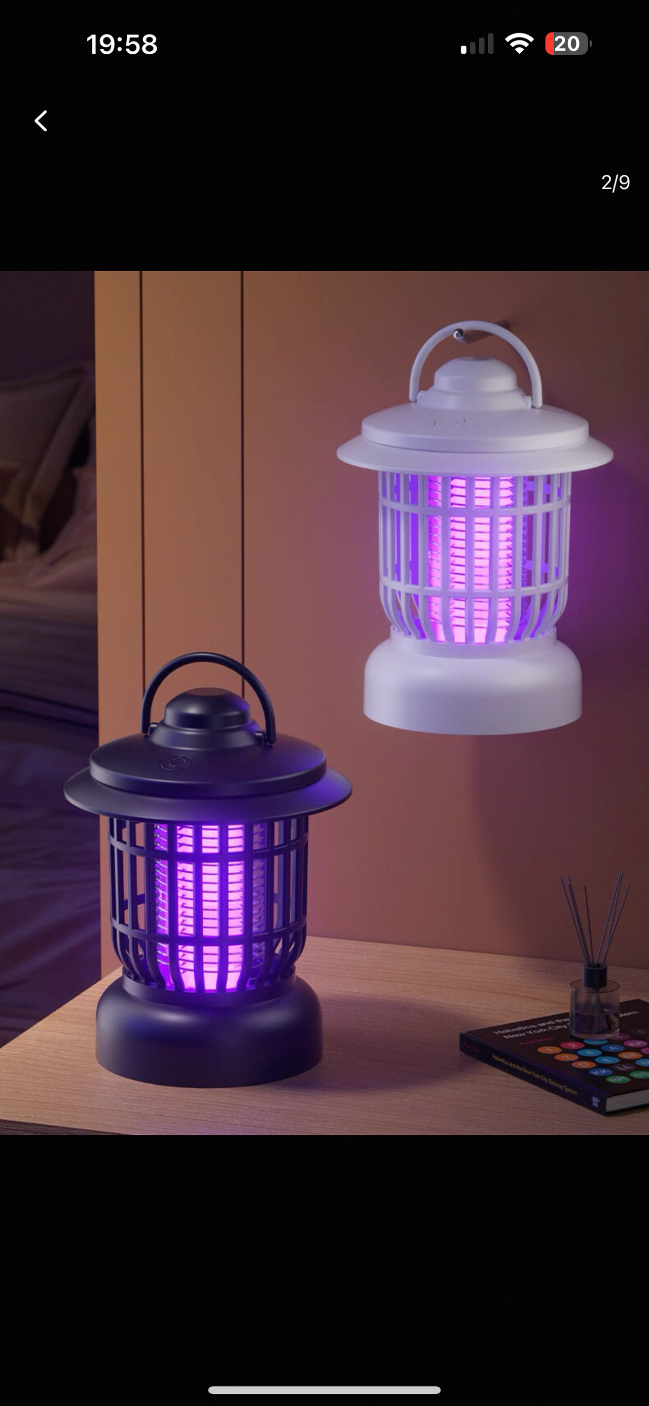 Lamp shock mosquito