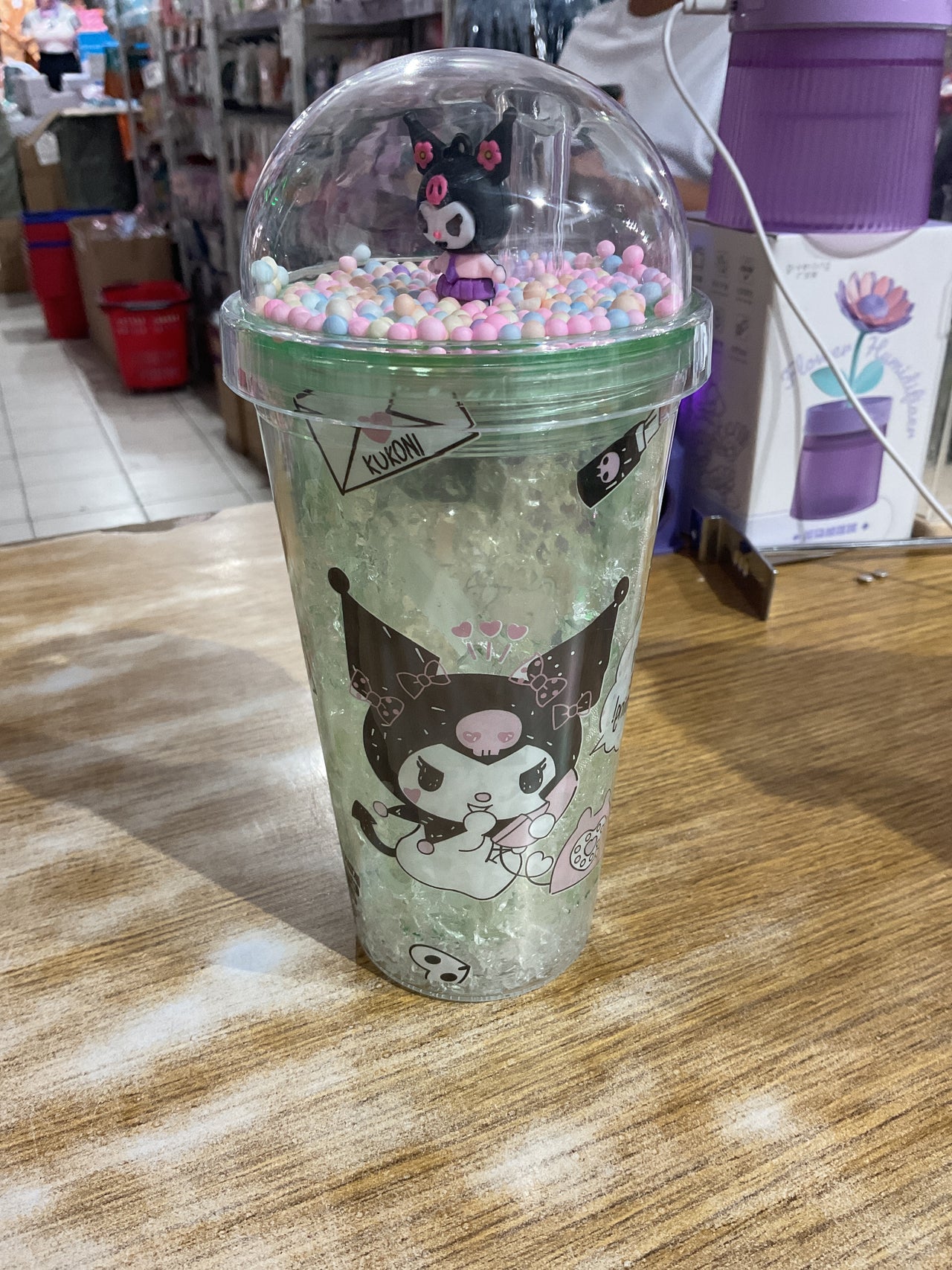 Vaso con luz