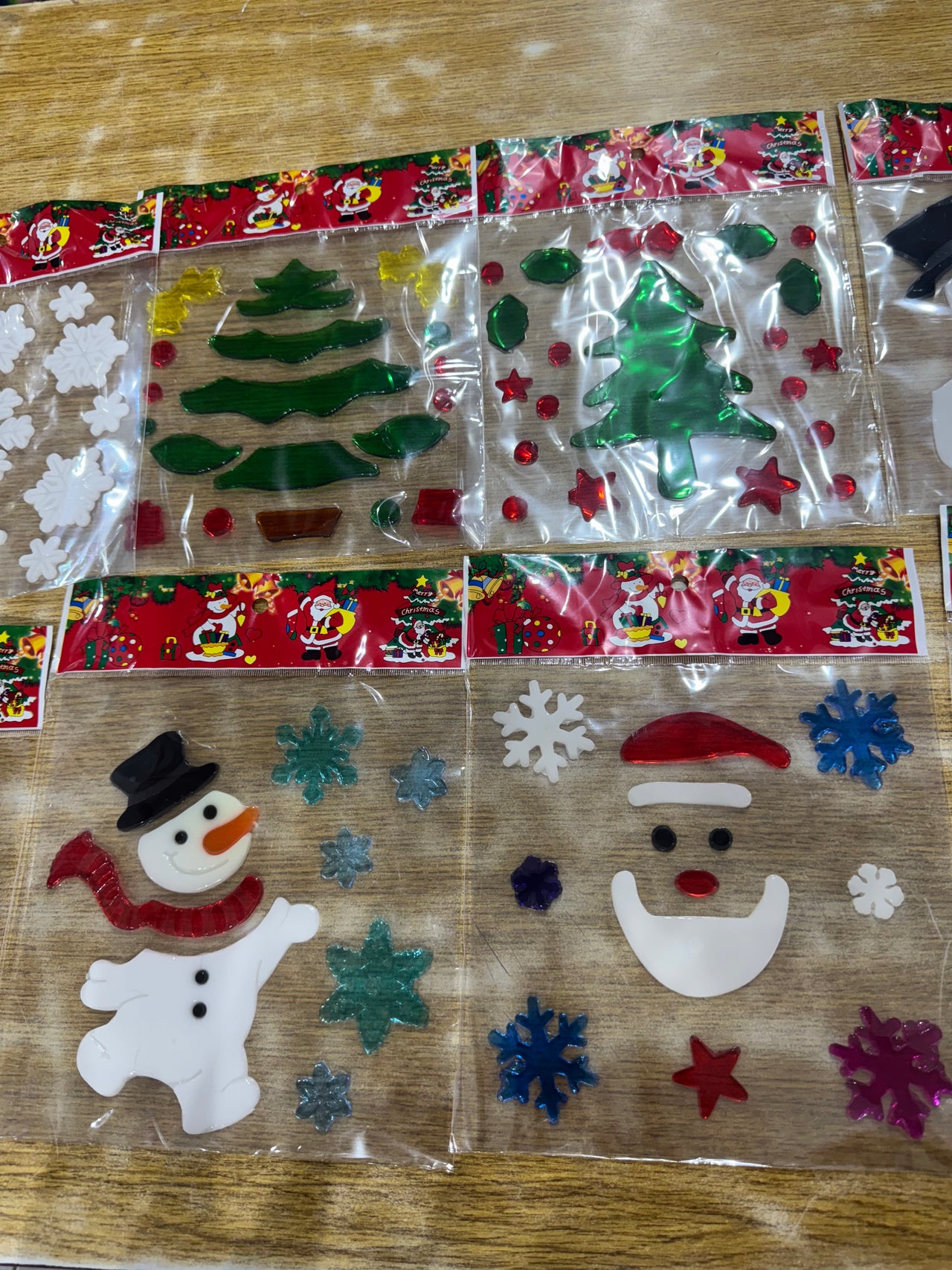 12 plantillas Navidad pegables
