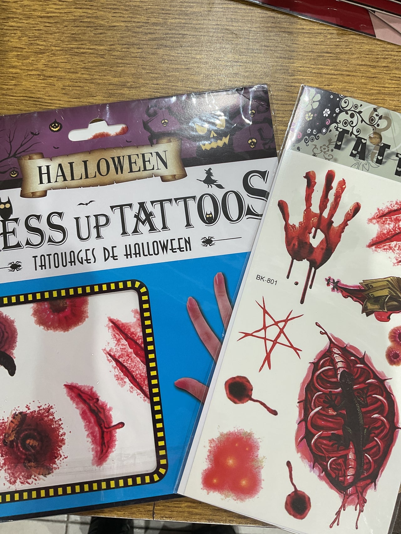 Tatuaje mixto HALLOWEEN