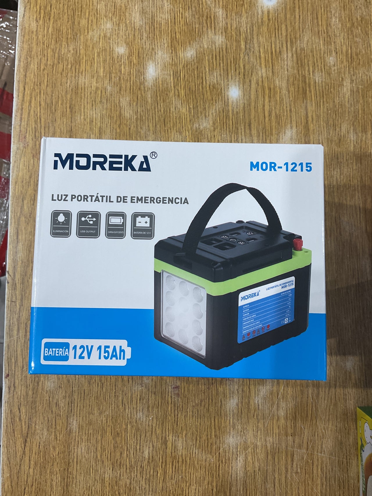 Luz portátil emergencia