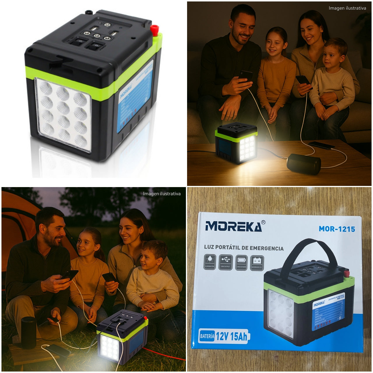 Luz portátil emergencia