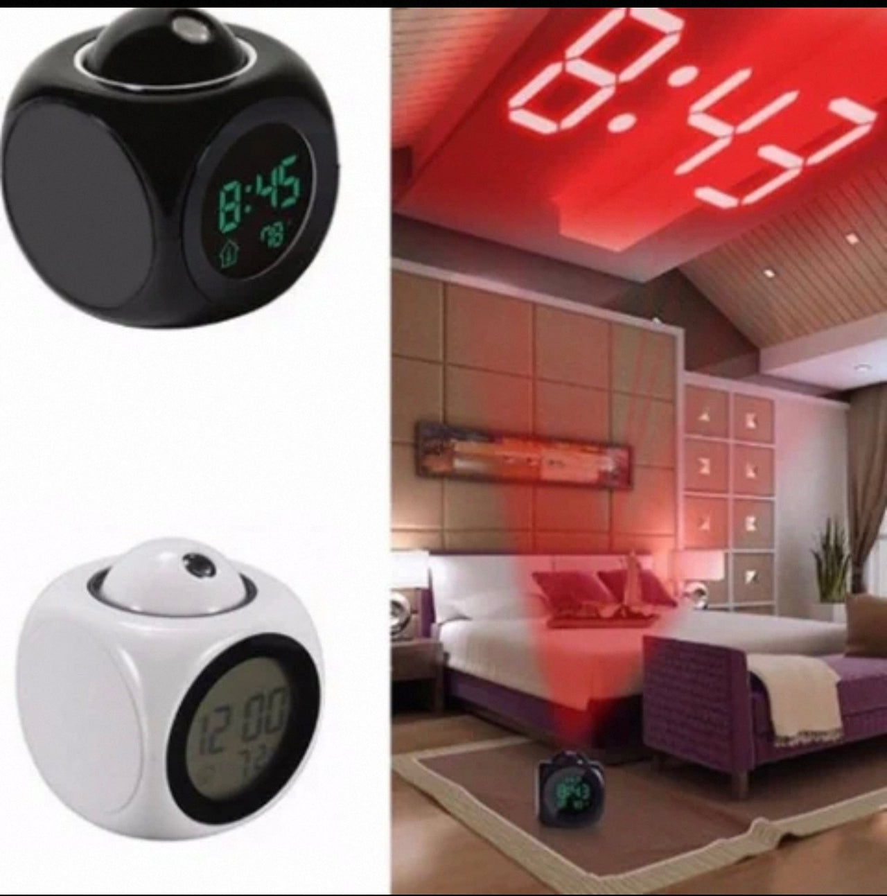 Reloj proyector