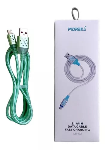 Cable Moreka 2.1 con luz led CB-03