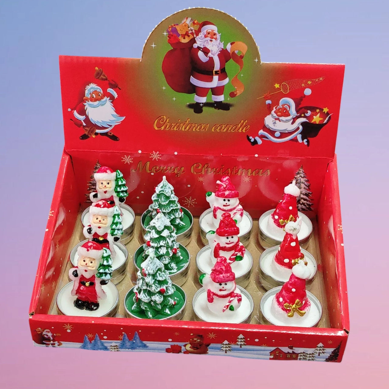 12  Velas navideñas