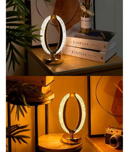 Lámpara ovalo con luz