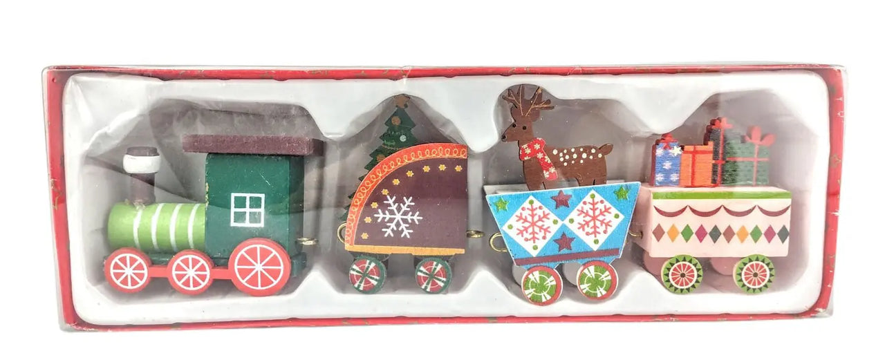 Tren navideño madera 5383