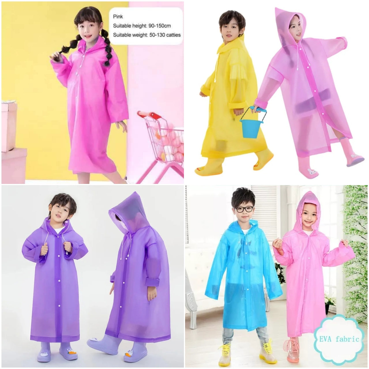Impermeable Eva niño