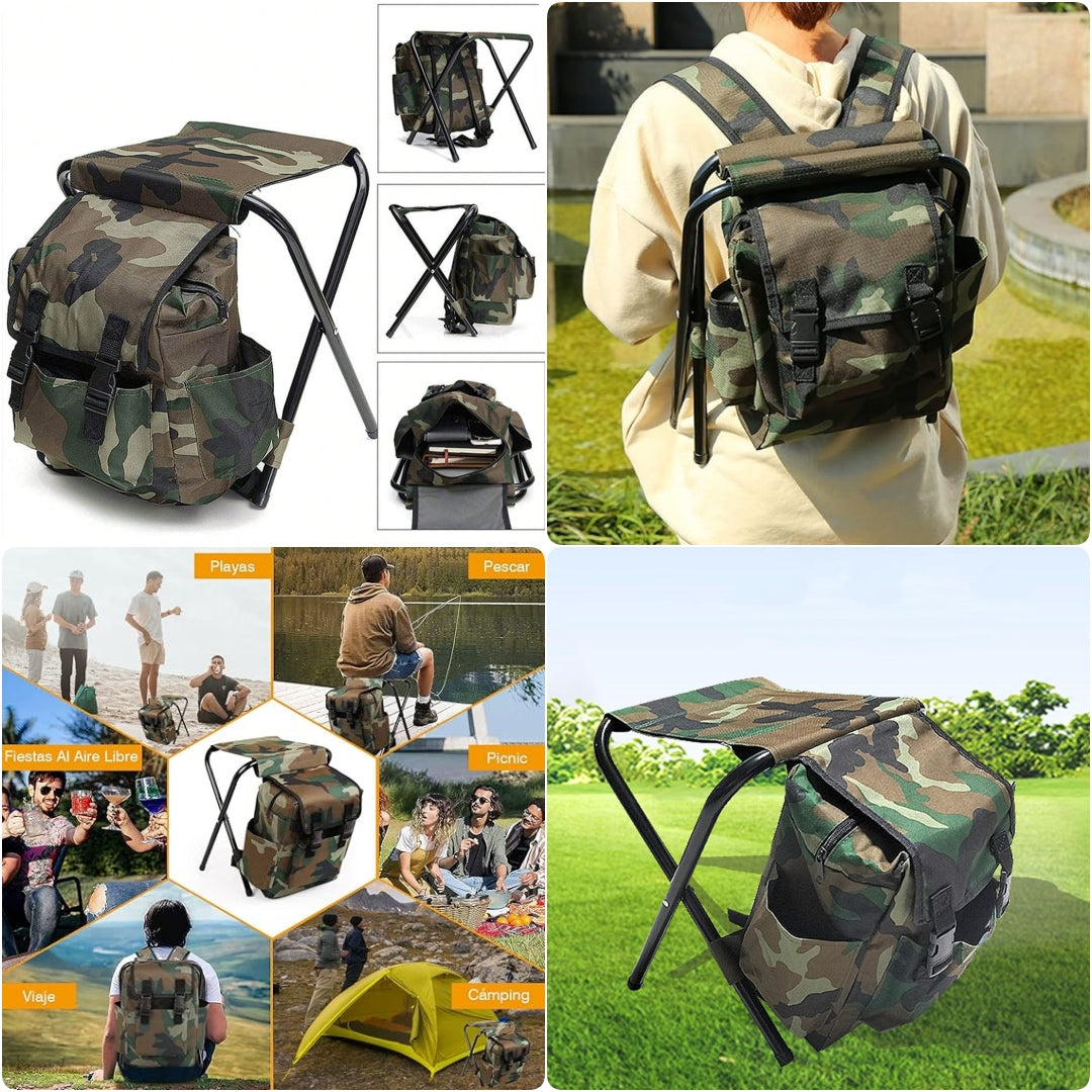 SILLA MILITAR MOCHILA TACTICA SLA