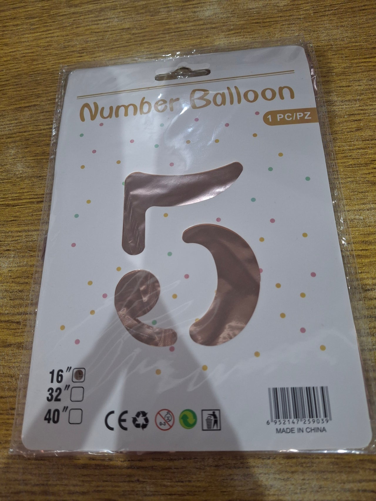 Globo numero